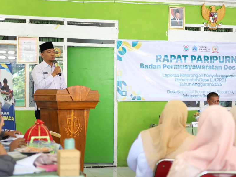 Desa Bonto Jai Laporkan LKPPD 2025, Tegaskan Komitmen Pemerintahan Transparan
