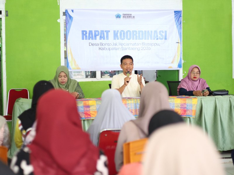 Perkuat Komitmen Bersama, Desa Bonto Jai Gelar Rapat Koordinasi