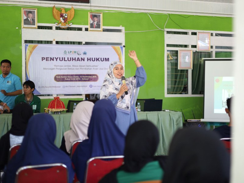 KKN UIN Alauddin Makassar Angkatan 79 Gelar Penyuluhan Hukum, Dorong Remaja Cegah Pergaulan Bebas dan Pernikahan Dini